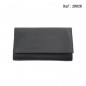 Tobacco leather pouch Black big size