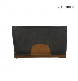 Tobacco leather pouch 2 tone