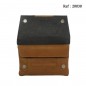 Tobacco leather pouch 2 tone