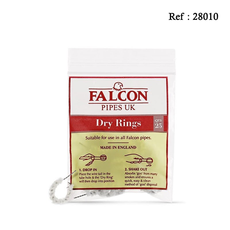 Filtre pour Pipe FALCON, sachet de 25 filtres