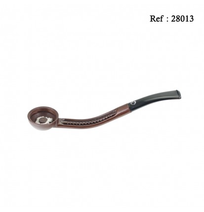 Tuyau pour Pipe FALCON Courbe, couleur bronze