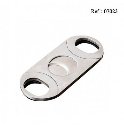 cigar cutter silver 90 x 41 x 4 mm