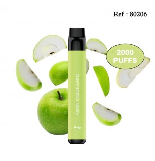 Disposable E-cigarettes FLAWOOR Max 0mg/mL 2000puffs Apple Crisp