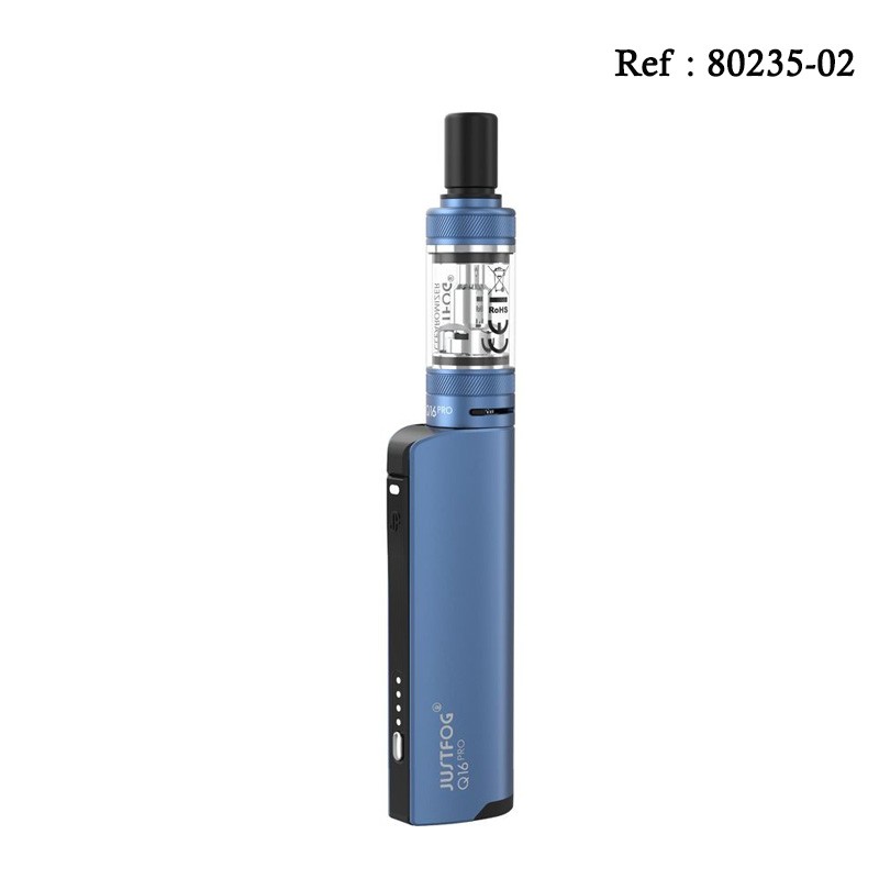 Kit Q16 Pro 900mAh Justfog Bleu