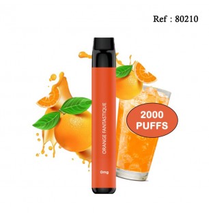 E-cigarettes jetables Flawoor Max 0mg/mL 2000 puffs - Orange Fantastique