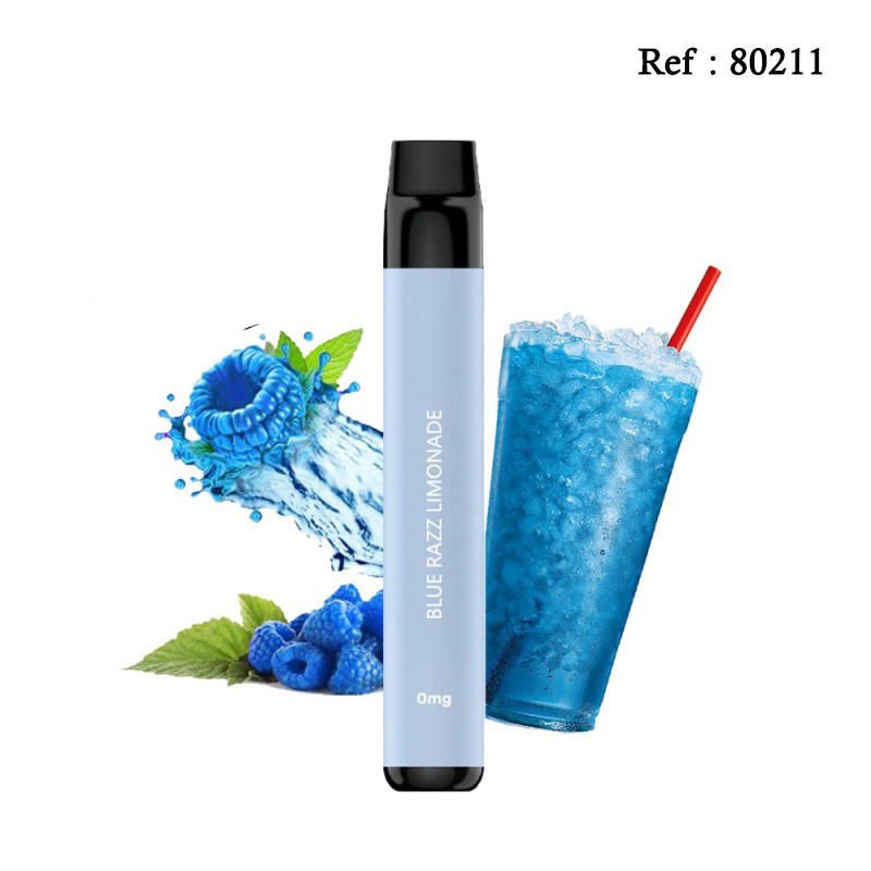 Disposable E-cigarettes FLAWOOR Max 0mg/mL 2000puffs - Blue Razz limo