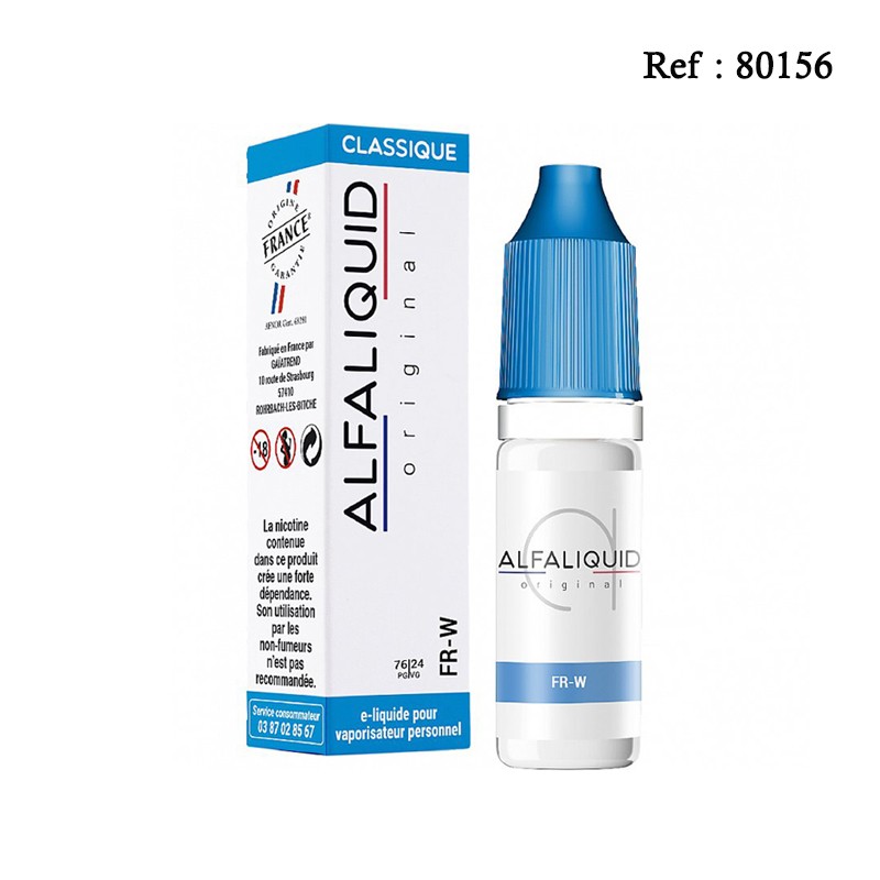 E-liquid Alfaliquid Original - Classique FR-W  Tripack 3*10mL