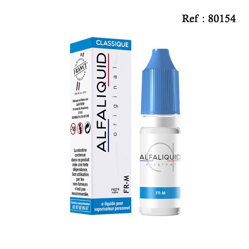 E-liquid Alfaliquid Original - Classique FR-M  Tripack 3*10mL