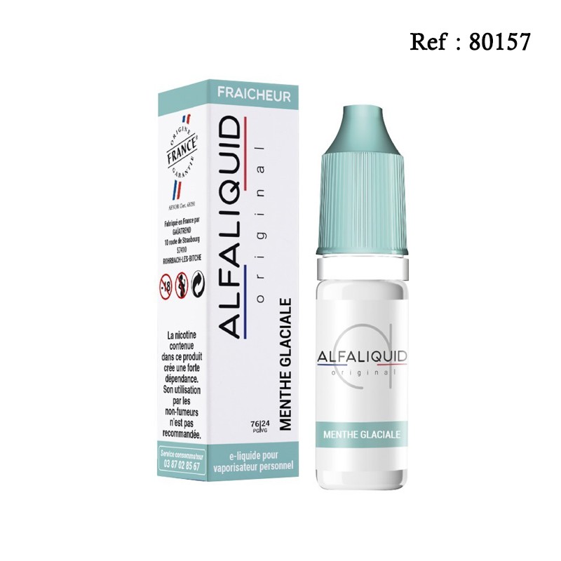 E-liquid Alfaliquid Original - Ice mint Tripack 3*10mL