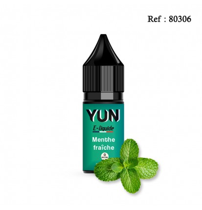 E-liquide YUN Menthe Fraîche 10mL