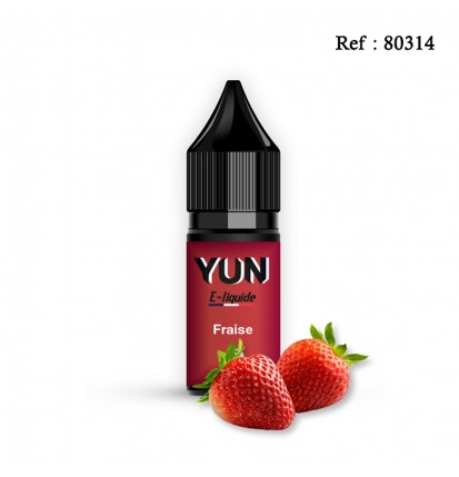 E-liquide YUN Fraise 10mL