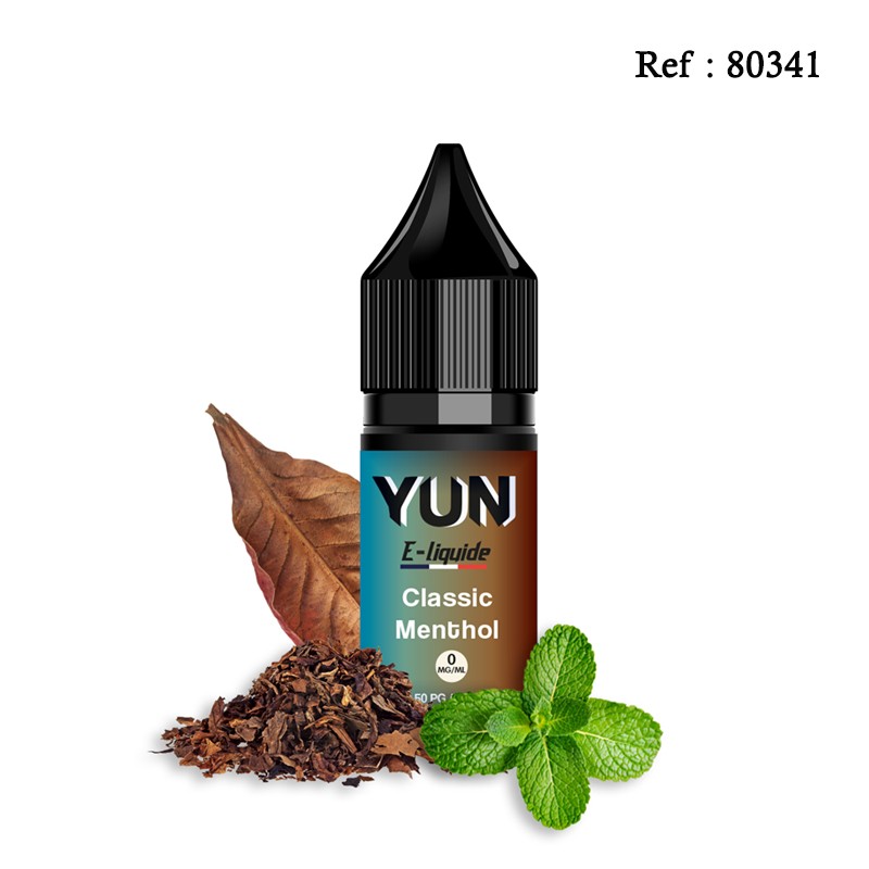 E-liquid YUN Classic Menthol 10mL