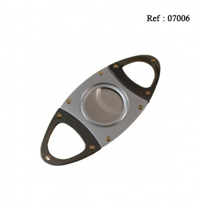 cigar cutter silver/gun 92 x 38 x 4 mm