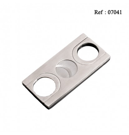 cigar cutter rectangular stainless steel silver mat