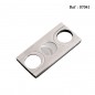 cigar cutter rectangular stainless steel silver mat