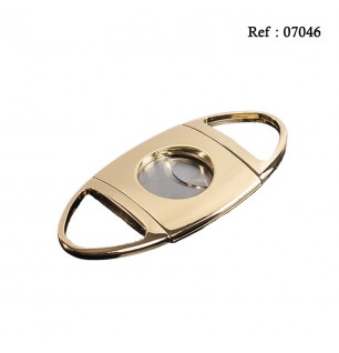 cigar cutter oval gold