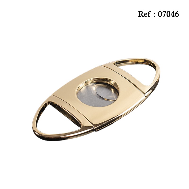 cigar cutter oval gold