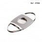 cigar cutter oval Light Gun/Chrome