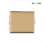 Cigarette case soft leather beige, for 18 cigarettes