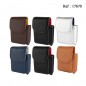 Cigarette case leather optic assorted per 6 pcs