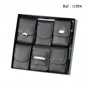 cigarette case black leather assorted per 6 pcs