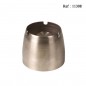 Ashtray stainless steel conical, 3 rests, high 7 cm