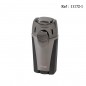 Briquet Double Jet Gun Satin/Noir en boîte cadeau