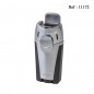 2 jet flame cigar lighter chrom satin/Black in gift box