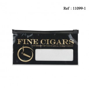 Polybag "Fine Cigars" pour cigares 13 x 25 cm