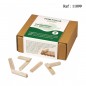 Tortuga pipe fliter verde 9 mm, in balsa wood, box of 110 filters