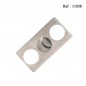 cigar cutter stainless steel,cut 22 mm rectangular shape80 x 40 x 4mm