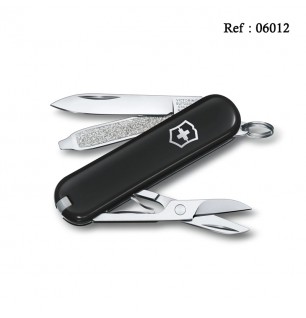 Couteau VICTORINOX Classic noir avec boîte