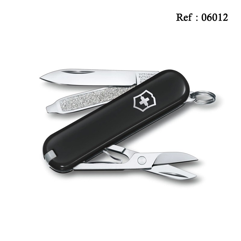 Couteau VICTORINOX Classic noir avec boîte