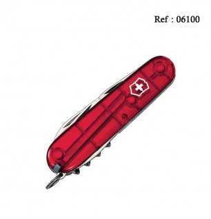 Couteau VICTORINOX Spartan rouge translucide