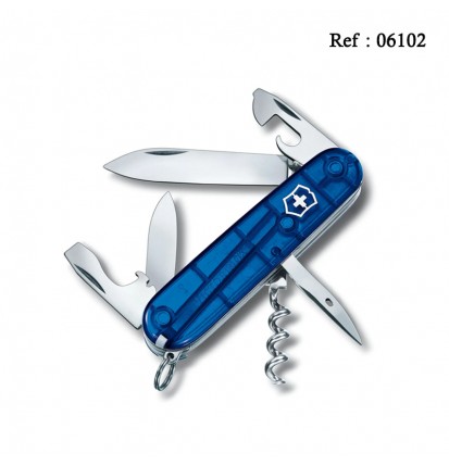 Couteau VICTORINOX Spartan bleu translucide