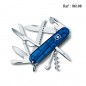 Couteau VICTORINOX Huntsman bleu translucide