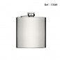 flask 180 ml 60z silver satin 94 x 110 x 20 mm