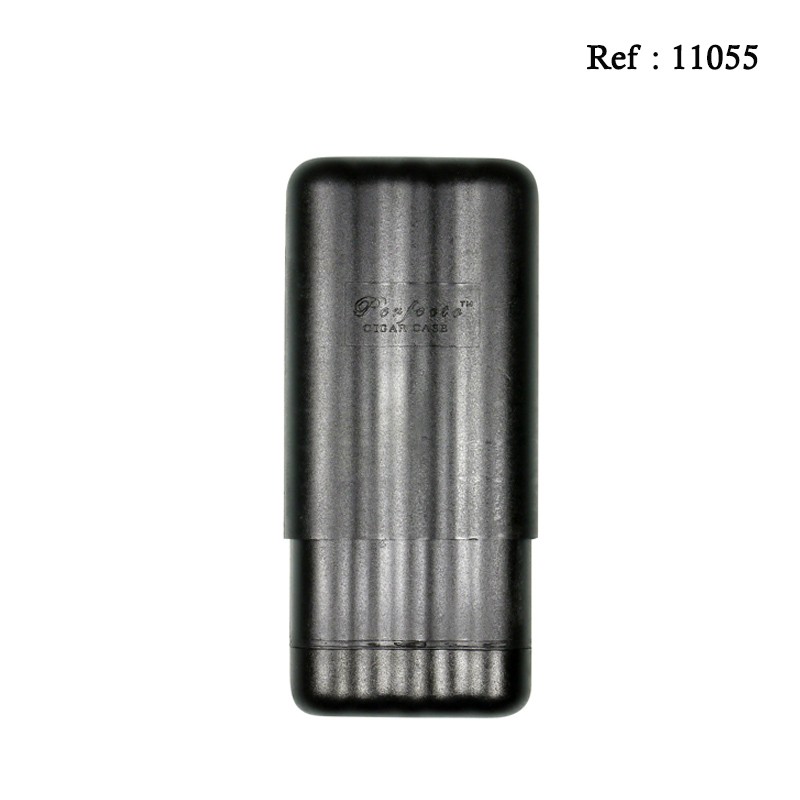 cigar case plastic black for 3 cigar per 12 pcs