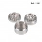 metal grinder, Ø 5 cm, 4 parts, assorted per 6 pcs