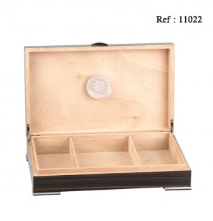 macassar humidor for 25 cigars, 340 x 200 x 70 with a handle