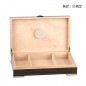 macassar humidor for 25 cigars, 340 x 200 x 70 with a handle