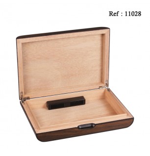 cigar humidor walnut for 10 cigars 240 x 165 x 43