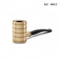 Tsuge pipe thunderstorm gold 137 mm