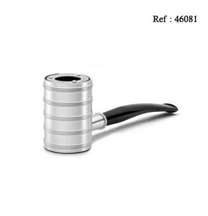 Tsuge pipe Thunderstorm silver 133 mm, filter 9 mm