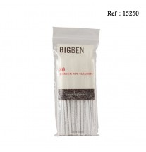 Nettoie pipe BIG BEN Premium, conic coton blanc, sachet de 80