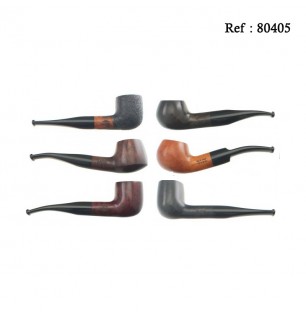 Pipes REVA Eco, filtre métal, tuyau acrylique, Boîte de 6 assorties