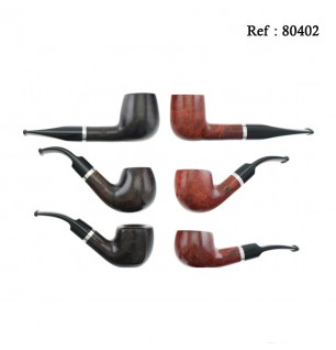 Pipes REVA Bague Alu, lot de 6