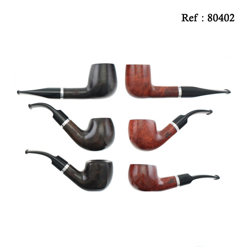 Pipes REVA Bague Alu, lot de 6