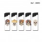 Piezo refillable lighter decor LOS DIAS MUERTE assorted