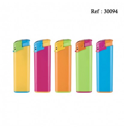 Piezo refillable lighter decor ARLEKIN assorted